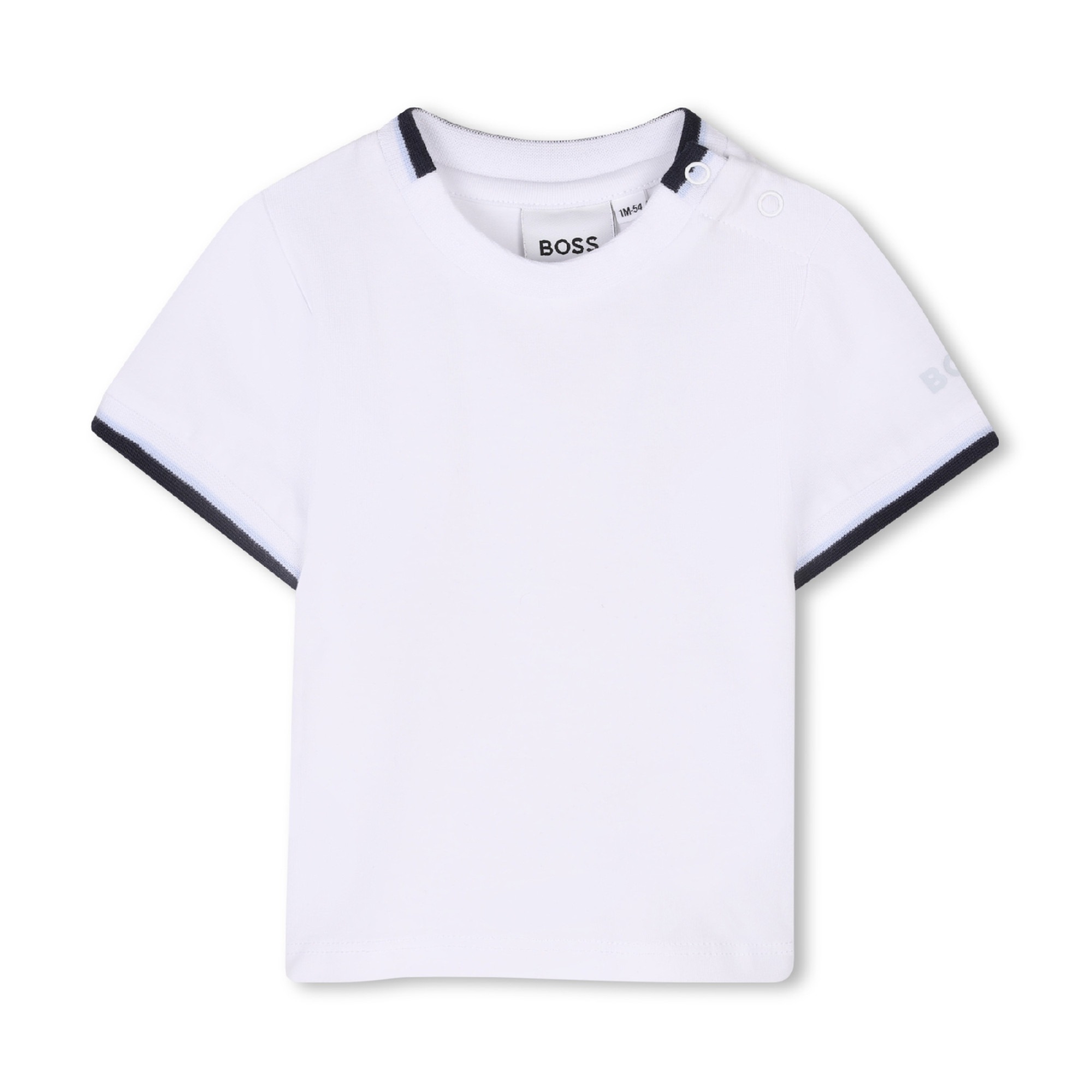 Salopette marine avec t-shirt blanc – BOSS Baby Garçon - 8