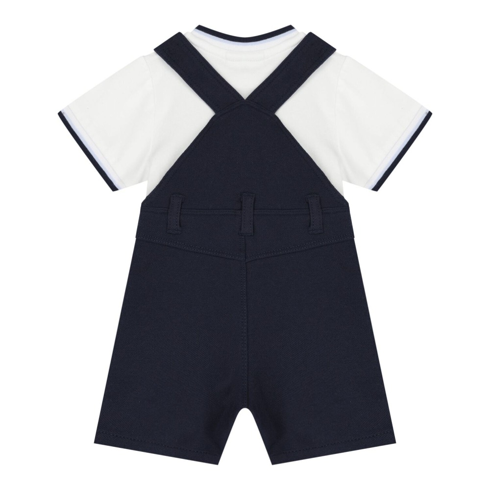 Salopette marine avec t-shirt blanc – BOSS Baby Garçon - 10